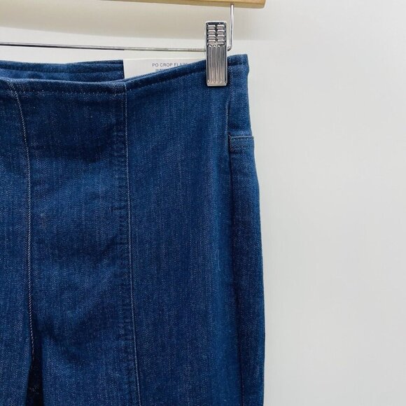 INC International Concepts Womens Size 4 High Rise Crop Flare Pull-On Jeans 297 - Picture 3 of 9